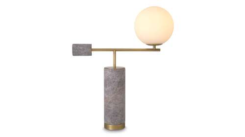 Lampa Xperience Grey Marble/Antique Brass