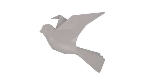 Cuier Origami Bird Large Warm Grey