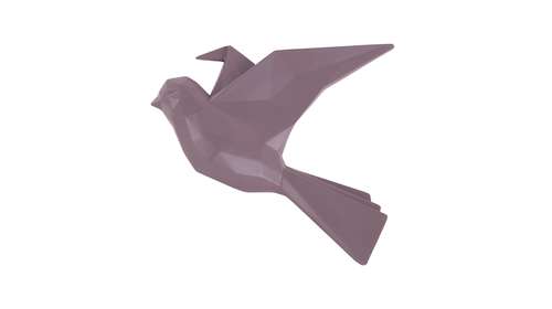 Cuier Origami Bird Large Dark Purple
