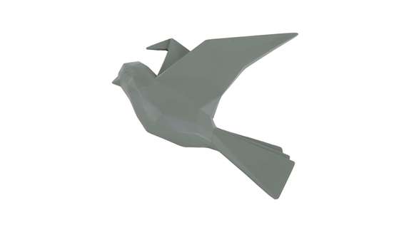 Cuier Origami Bird Large Jungle Green