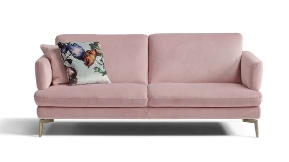 Canapea liniara Esprit textil Honey Moon Roz Blush